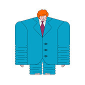 Cậu Bé Trong Bộ Vest Lớn Doanh Nhân Nhỏ Đứa Trẻ Mặc Áo Khoác Của Cha Hình Minh Họa Vector Hình Minh Họa Sẵn Có - Tải Xuống Hình Ảnh Ngay Bây Giờ - Istock