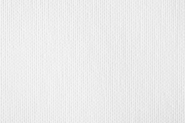 istock White canvas background or texture. Macro photo 977086912