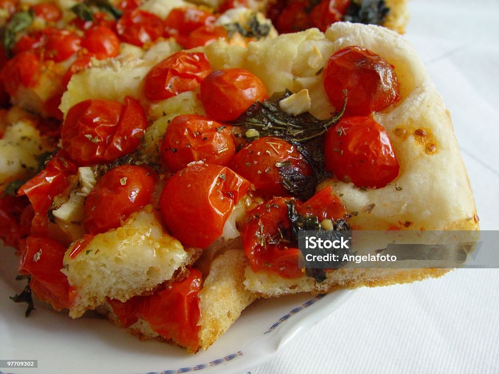 Napolitana Pizza feito em casa, Close-up - Royalty-free Pizza Margarita Foto de stock