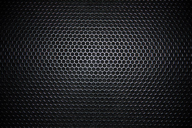 спикер гриль - hexagon abstract honeycomb metal стоковые фото и изображения
