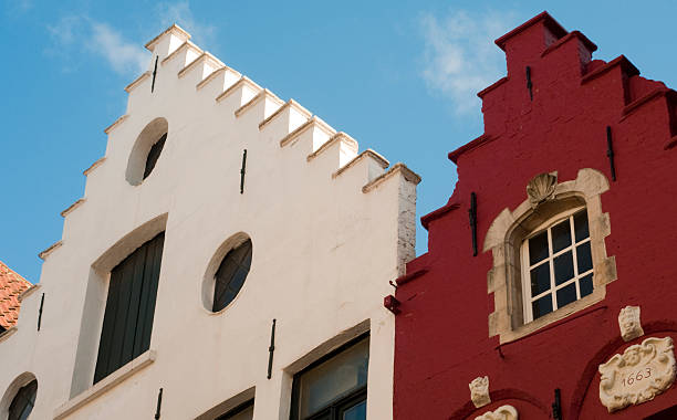 istock Step-roofed houses in Bruges 97710495