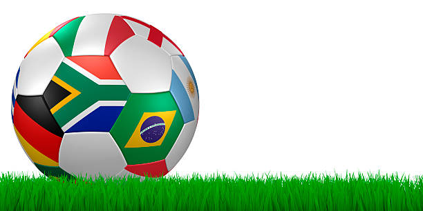 istock world cup 2010 soccer ball in grass - clipping path 97710641