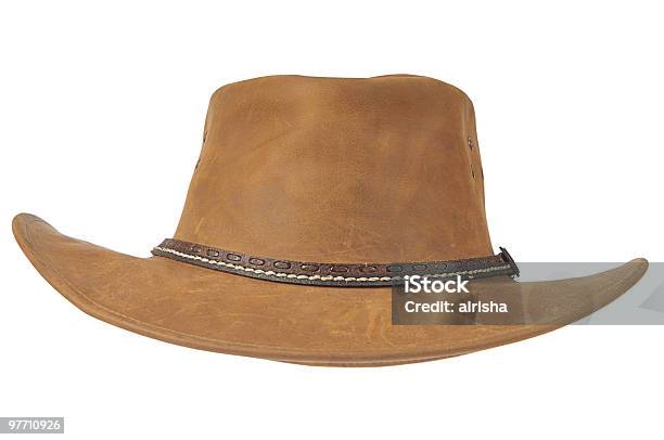 Sombrero De Vaquero Foto de stock y más banco de imágenes de Sombrero de vaquero - Sombrero de vaquero, Fondo blanco, Recortable