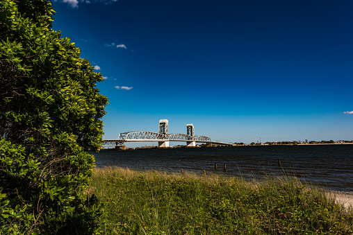 View on the Marine Parkway/Gil Hodges Memorial Bridge from the Barren Island/Dead Horse Bay