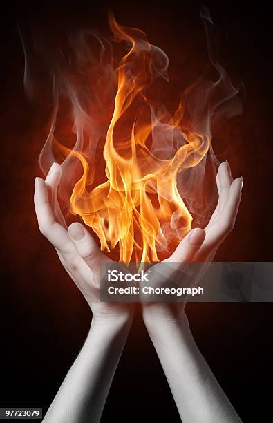 Flamy Symbol Stock Photo - Download Image Now - Fire - Natural Phenomenon, Flame, Heat - Temperature