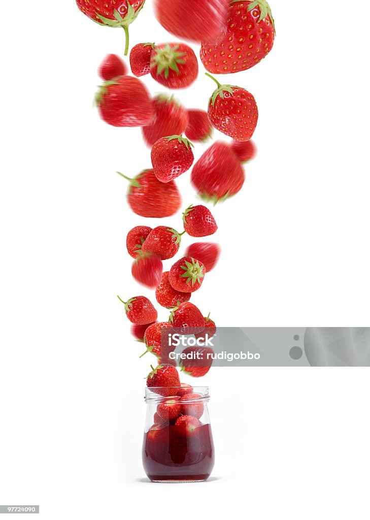 Obst, jam - Lizenzfrei Erdbeere Stock-Foto