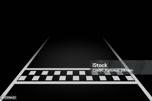 Starting Line Pattern Racing 2d Vector Line Racing Background Stock Illustration - Download Image Now ...