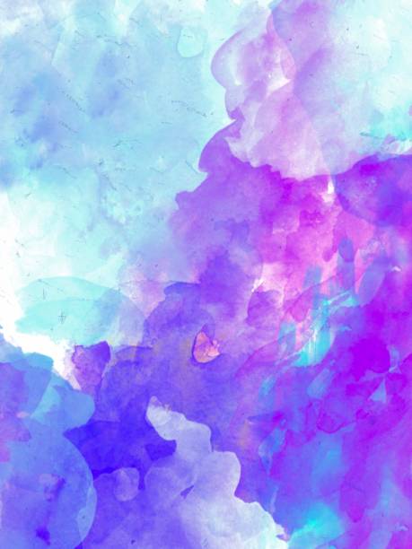 istock Abstract art colorful watercolor  background. Digital painting. Color texture. 977287750