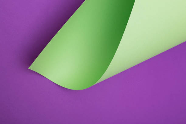 istock Abstract background of sheets of colored paper 977287996