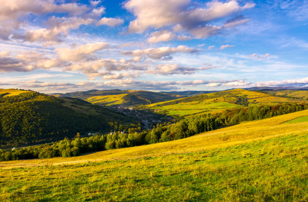 istock beautiful Carpathian countryside at sunset 977304508