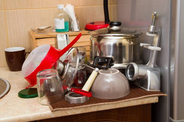 istock Close-Up Of Kitchen Utensils On Counter 977323788