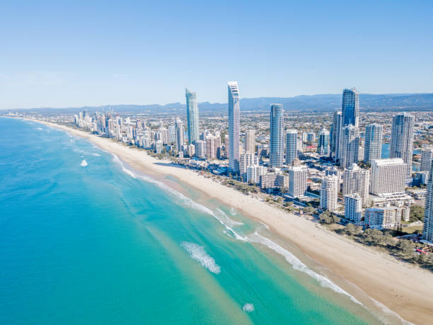 istock Surfers Paradise skyline aerial image 977356138