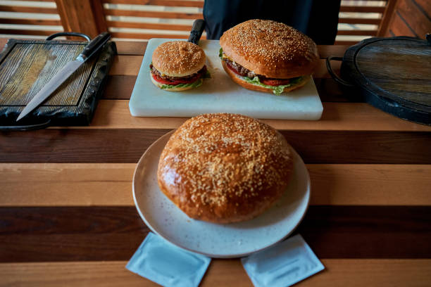 istock ingredients for cooking a Burger on the table 977364686