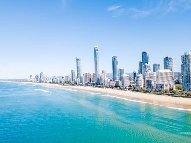 istock Surfers Paradise skyline aerial image 977367900