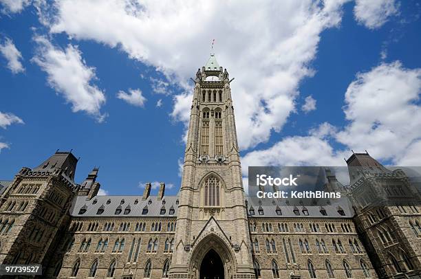 Canadian Parliament Stock Photo - Download Image Now - Architectural Feature, Architecture, Bell Tower - Tower