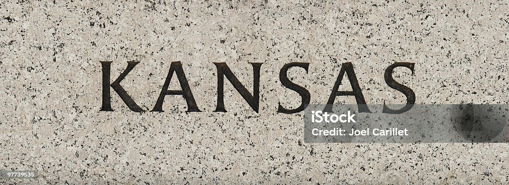 Kansas enunciados en mármol - Foto de stock de Color - Tipo de imagen libre de derechos