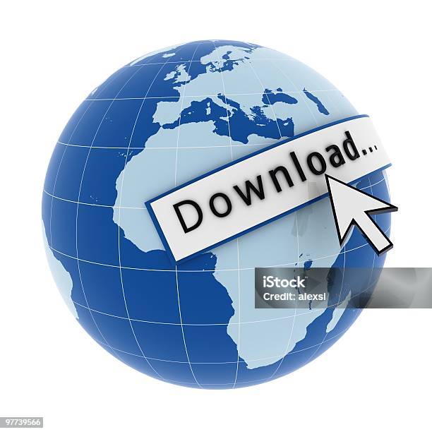 Foto de O Download Internet e mais fotos de stock de Comunicação Global - Comunicação Global, Conceito, Download