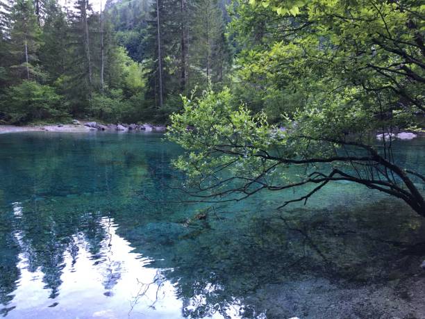 istock Alternative lake on Tovel Valley 977397294