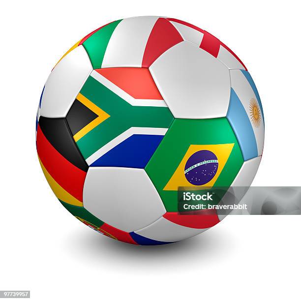 Wm 2010 Fußball Ballclipping Path Stockfoto und mehr Bilder von 2010 - 2010, Argentinische Flagge, Bildkomposition und Technik