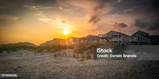 Sunlight Through The Dunes Stock Photo - Download Image Now - The Hamptons, Outer Banks - North Carolina, Beach