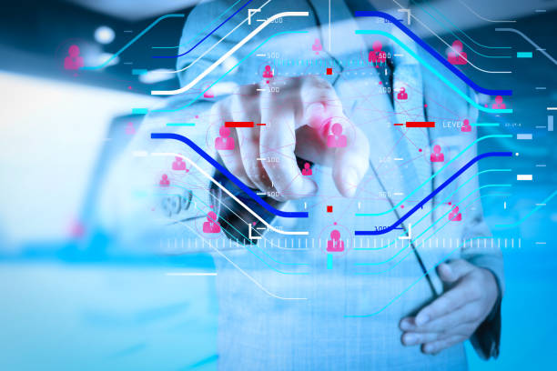 istock businessman working with new modern computer show social network 977412504