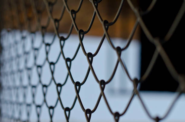 istock A chain link fence and the escape 977421702