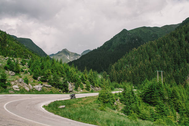 istock Transfagarasan pass in summer. Crossing Carpathian mountains in Romania, Transfagarasan is one of the most spectacular mountain roads in the world 977431112