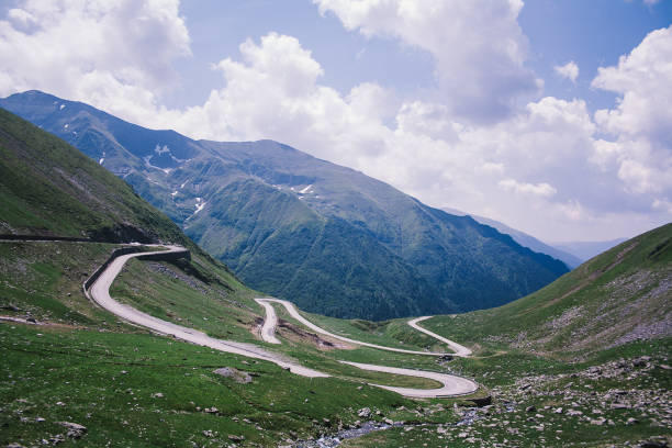 istock Transfagarasan pass in summer. Crossing Carpathian mountains in Romania, Transfagarasan is one of the most spectacular mountain roads in the world 977431278