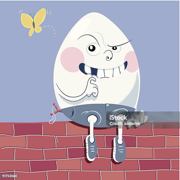 Humpty Dumpty Stock Vektor Art und mehr Bilder von Tierisches Ei - Tierisches Ei, Humpty Dumpty, Illustration