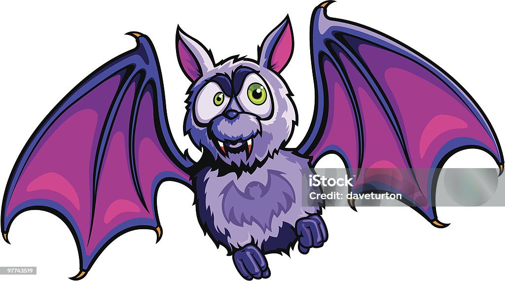 Halloween série V - clipart vectoriel de Chauve-souris libre de droits