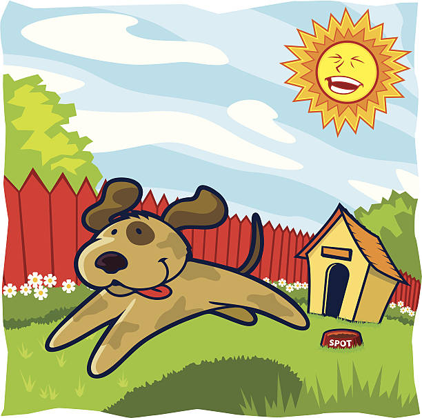 Childrens Series I Dog In Yard Stock Illustration - Download Image Now - Dog, Running, Yard - Grounds - iStock Childrens Series I Dog In Yard Stock Illustration - Download Image Now - Dog, Running, Yard - Grounds - iStock