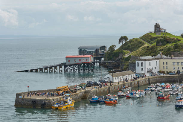 istock Tenby and castle in Wales, England 977438536