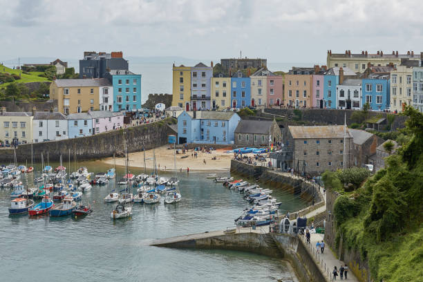 istock Tenby and castle in Wales, England 977438830