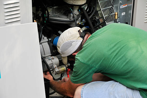 Generator Technician  mike cherim stock pictures, royalty-free photos & images