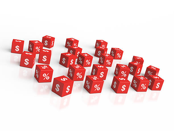 istock Cubes with Dollar and Percentage Sign 97744663