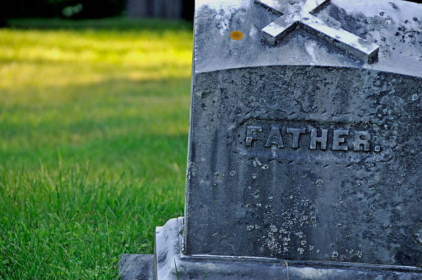 istock Gravestone of Father 97744670