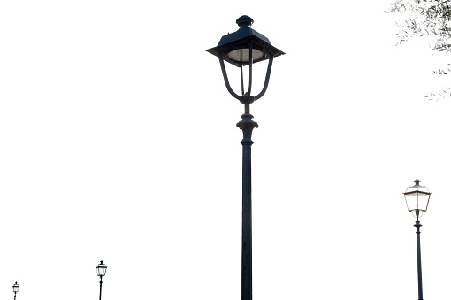 Lampposts cut out