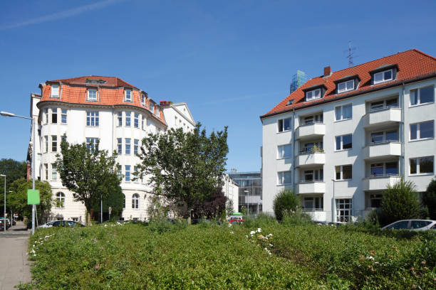 Old and Modern Residential Buildings,