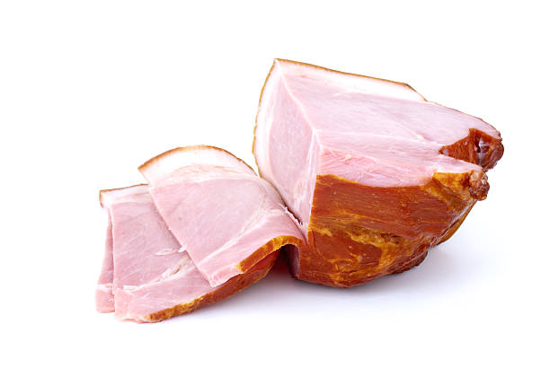 istock Piece of gammon and some slices 97746926