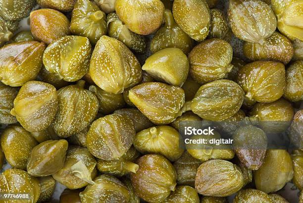 Marinated Capers Background Stock Photo - Download Image Now - Backgrounds, Caper, Color Image