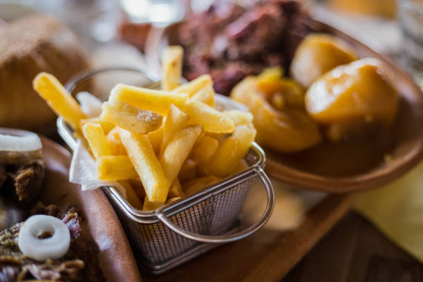 istock Beef stew with potatoes in a plate 977483658