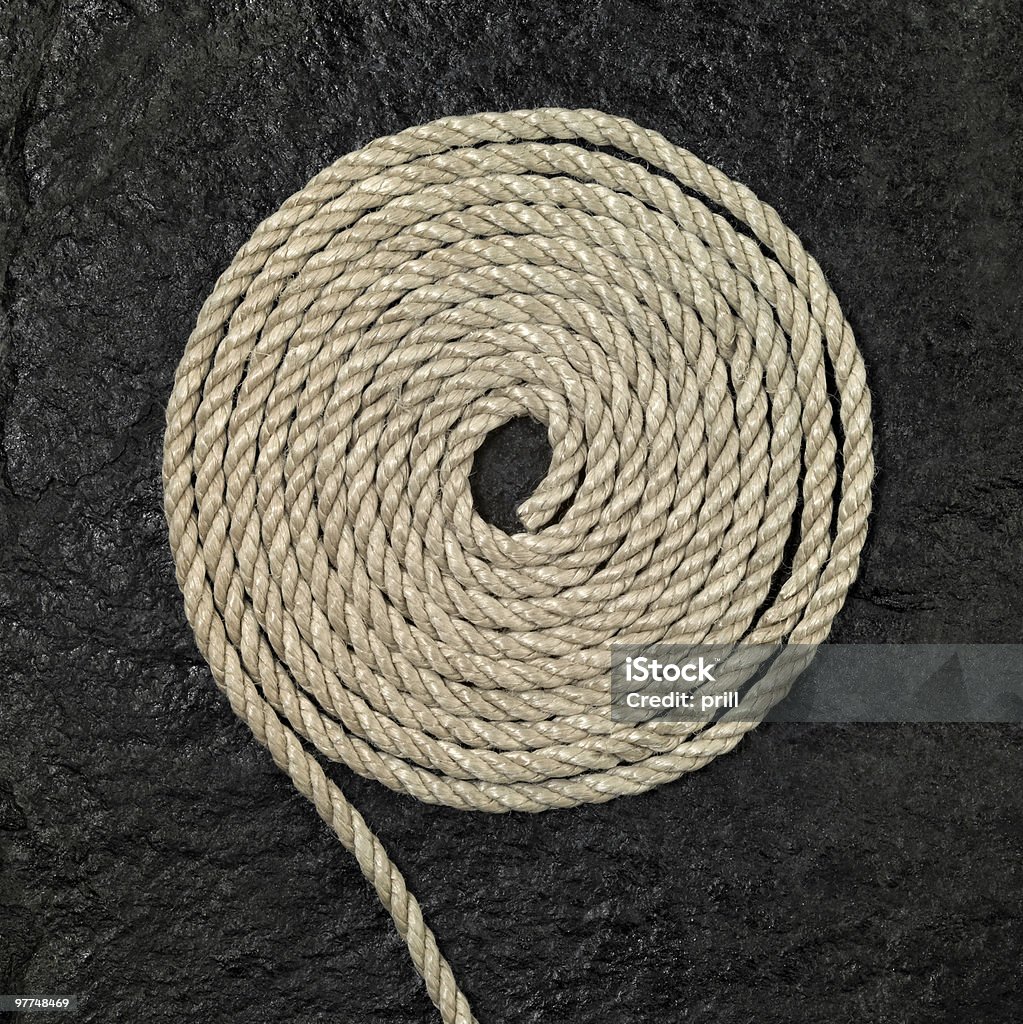 Arrotolate corda - Foto stock royalty-free di Attrezzatura