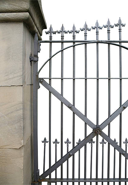 istock detail of a wrought-iron gate 97748481