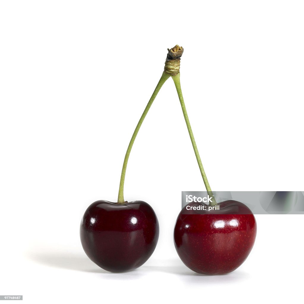 Идеальный красный cherry - Стоковые фото Fruit with Stones роялти-фри