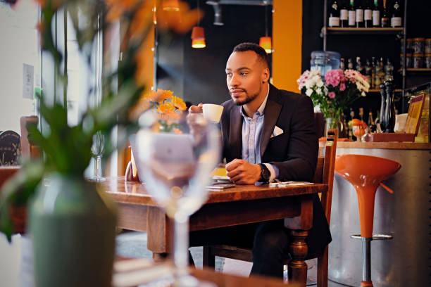 istock A man drinks coffee in a restaurant. 977495858