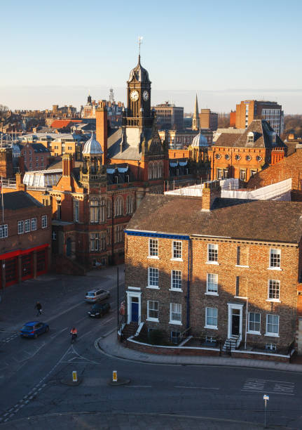 istock York at sunset, UK. The view from Clifford's Tower. 977500304
