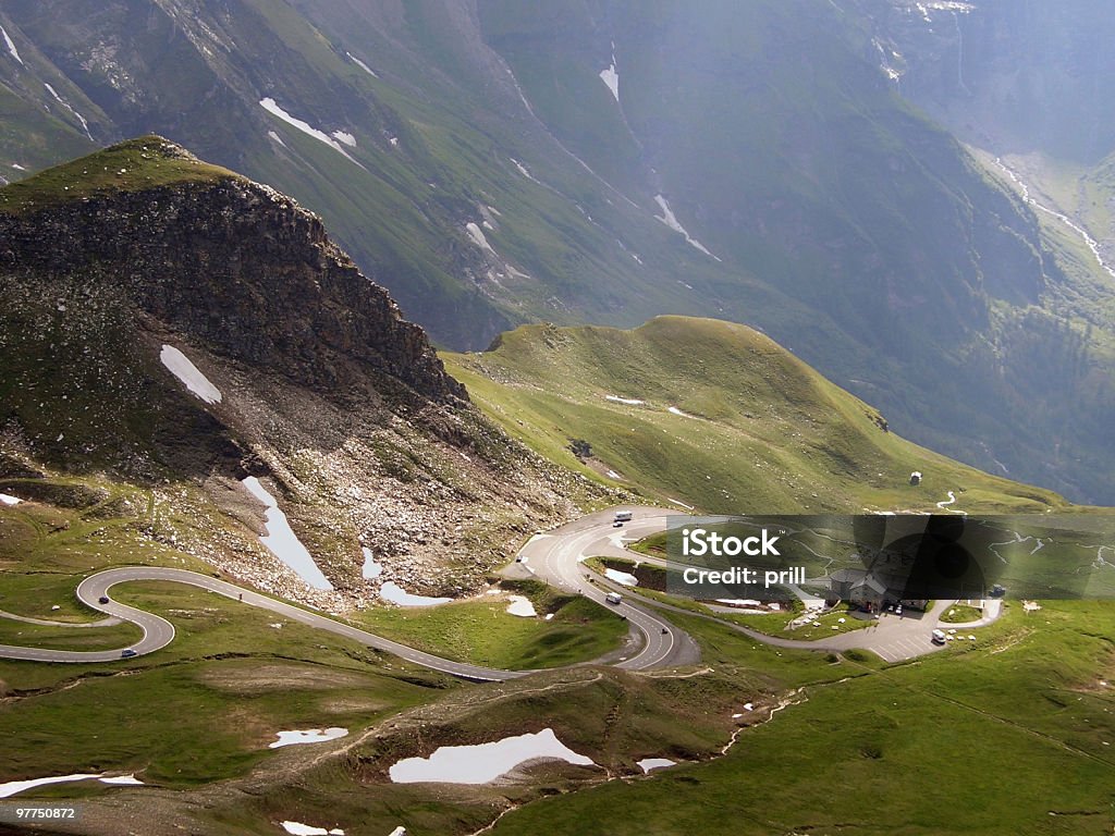 Großglockner 연강에서 고산대 도로 - 로열티 프리 0명 스톡 사진