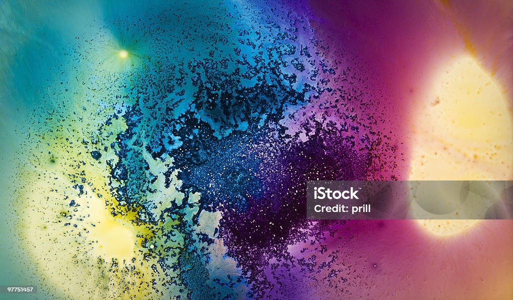Abstrakte dye Komposition - Lizenzfrei Abstrakt Stock-Foto