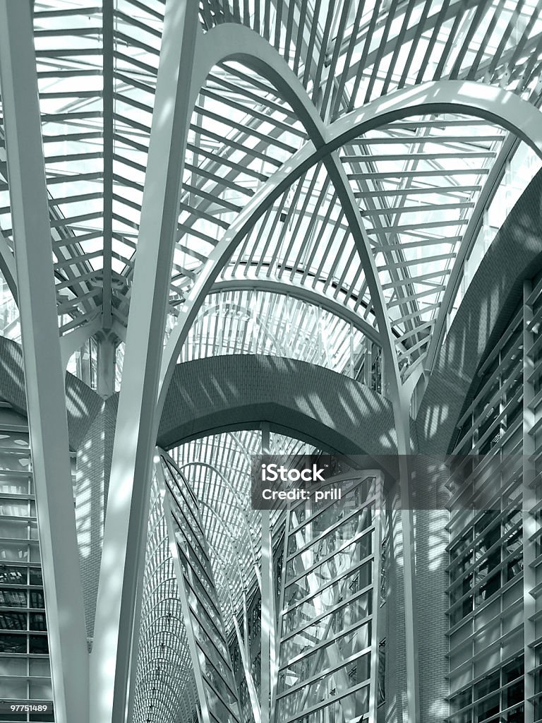Abstracto arquitectura de back en Toronto - Foto de stock de Sector de la construcción libre de derechos