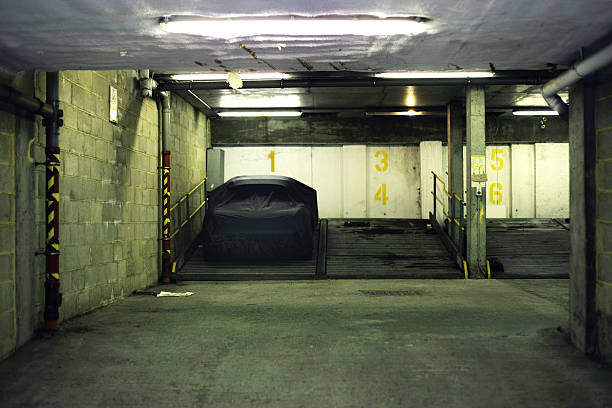 istock car in the parking 97752108